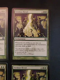4x VIRIDIAN REVEL SCARS OF MIRRODIN NM MTG Magic Gathering PLAYSET See Pics ** - Image 3
