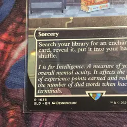 Idyllic Tutor 1636 Rainbow FOIL Fallout Secret Lair MTG NM - Image 5