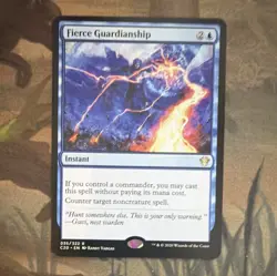 Wizards of the Coast MTG Fierce Guardianship C20 Foil Full Art EN 035/322 - Image 1