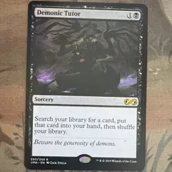 Wizards of the Coast MTG Demonic Tutor Ultimate Masters Reg EN 093/254 Rare - Image 1