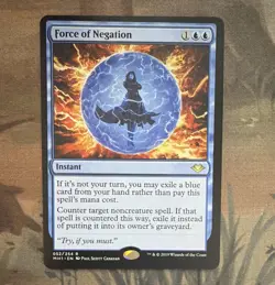 Wizards of the Coast MTG Force of Negation Modern Horizons EN 052/254 - Image 1