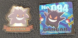 Gengar Pokemon Battle Piece Collection Sticker Rare Japanese Vintage 2 - Image 1