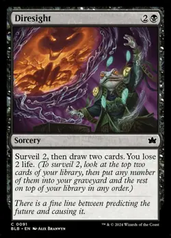 4x Diresight NM-Mint, English Bloomburrow MTG Magic - Image 1
