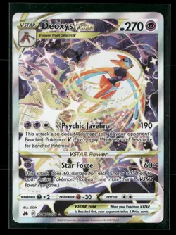 Deoxys VSTAR GG46/GG70 Holo Crown Zenith Galarian Gallery NM/M Pokemon - Image 1