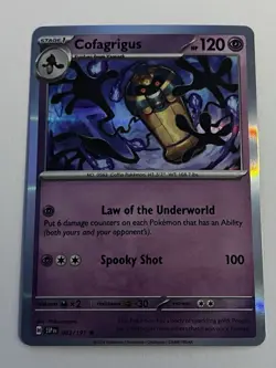Cofagrigus 083/191 • Holo • Surging Sparks • Pokemon TCG • NM - Image 1