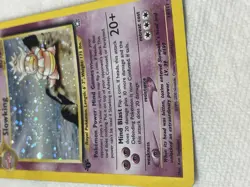 Pokemon TCG Slowking Neo Genesis 14 Holo 1st Edition Holo Rare - Image 3