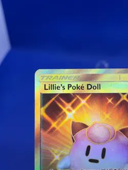 Pokemon SM Sun & Moon Cosmic Eclipse Lillie’s Poke Doll 267/236 Gold Secret Rare - Image 3