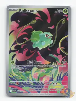 Pokemon TCG - Bulbasaur 133/132 Near Mint Illustration Rare Mega Evolution - Image 1