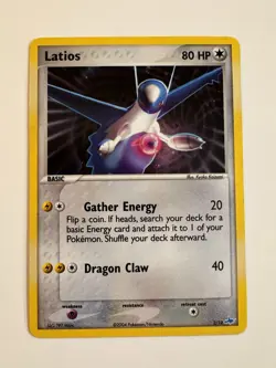 POKEMON TCG LATIOS 2/10 EX TRAINER KIT LATIOS HOLO NM - Image 1