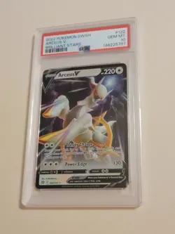Arceus V - Pokemon Brilliant Stars #122 - Gem Mint PSA 10 - Image 1