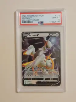 Arceus V - Pokemon Brilliant Stars #122 - Gem Mint PSA 10 - Image 2