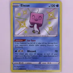 Pokemon TCG Shining Fates Eiscue SV035/SV122 Shiny Holo Rare - Image 1