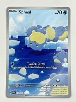 Spheal 199/191 SV08 Surging Sparks Holo – NM – Pokemon TCG Secret Rare - Image 1