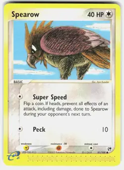 Spearow 81/100 Common Sandstorm Pokemon Lightly Played - Image 2