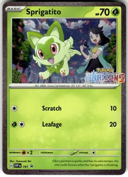 Sprigatito 191 Scarlet & Violet Promo Pokemon NM Fast Ship - Image 1