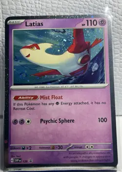 Pokemon Latias 139 Sv: Scarlet & Violet Promo Holo Basic 110 HP English - Image 1