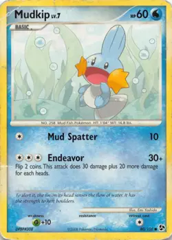Mudkip 80/106 Common Great Encounters Pokemon Moderately Played - Image 1