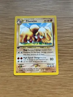 Pokemon Piloswine 36/64 Neo Revelation - 1st Edition - NM - Image 1