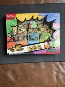 Pokemon Mega Evolution Ascended Heroes First Partners Deluxe Pin Collection Box - Image 1