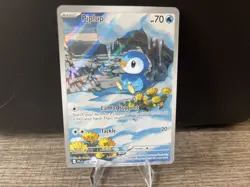 Piplup 098/094 - Phantasmal Flames - Pokemon TCG NM Illustration Rare English - Image 2