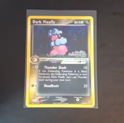 Pokemon Dark Flaaffy 33/109 Team Rocket Returns Reverse Holo stamped HP EN - Image 1