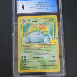 CGC 9 Venusaur 15/102 Celebrations Classic Collection Holo Rare English 2021 - Image 1