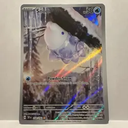The Pokemon Company Pokemon TCG Snom 168/162 SV05 Illustration Rare Holo Eng - Image 1