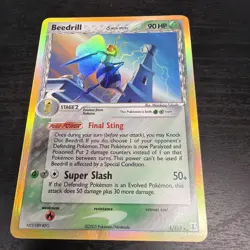 Beedrill (Delta Species) 1/113 Delta Species Stamped Reverse Holo Pokemon TCG MP - Image 1