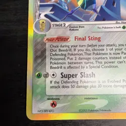 Beedrill (Delta Species) 1/113 Delta Species Stamped Reverse Holo Pokemon TCG MP - Image 5