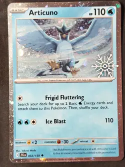 Articuno 032/159 ❄ Advent Calendar Stamped Promo (Cosmos Holo) Pokemon 2025 •NM - Image 1