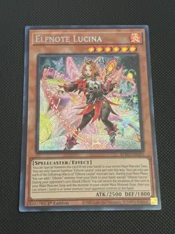 Yugioh! | Elfnote Lucina (Secret Rare) BPRO-EN010 1st Edition Burst Protocol NM - Image 1