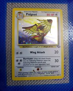 Pokemon TCG Pidgeot Jungle 8/64 Holo Unlimited Holo Rare - Image 1
