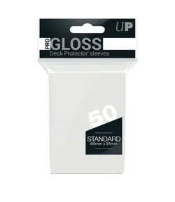 Ultra Pro 50 sleeves Standard carte pokemon one piece Trasparenti Clear Gloss - Image 1