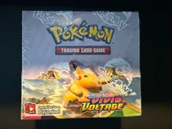 Pokemon TCG Sword & Shield Vivid Voltage Booster Box 36 Booster Packs Sealed - Image 1