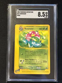 Pokemon Venusaur Expedition Non Holo Rare #67/165 SGC 8.5 NM MT+ WOTC - Image 1