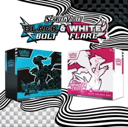 Pokemon Center Black Bolt and White Flare Elite Trainer Box ETB Set - Image 1