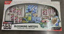 Pokemon 151 Blooming Waters Premium Collection Scarlett Violet Blastoise TCG - Image 1