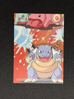 Pokemon Topps Series Blue Label NIDOKING 2 Of 10 Stick On - Image 2