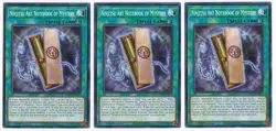 Yugioh! Ninjitsu Art Notebook of Mystery MP23-EN201 Common 1st Edition X3 - Image 1