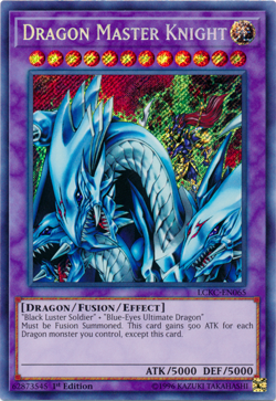 Dragon Master Knight [LCKC-EN065] Secret Rare Near Mint 1st Edition - Yugioh sin - Image 1
