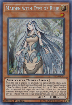 Maiden with Eyes of Blue [LCKC-EN012] Secret Rare Near Mint 1st Edition - Yugioh - Image 1