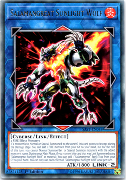 Salamangreat Sunlight Wolf - SAST-EN048 - Rare 1st Edition - Yugioh - Image 1