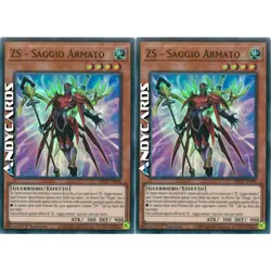 ZS - SAGGIO ARMATO 2x • (Zs - Armed Sage) • Super R • MP22 IT058 • 1Ed • Yugioh! - Image 1