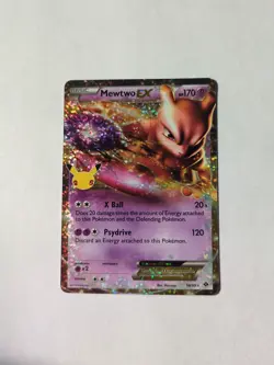 Pokemon TCG Mewtwo EX 54/99 Celebrations Classic Collection Holo Card - Image 1