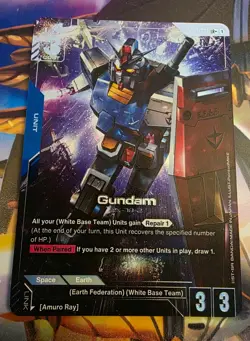 Gundam - GD01-001 - LR+ Alt Art - Newtype Rising - Gundam TCG Card Game - Image 1