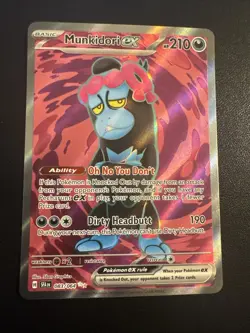 Pokemon TCG Munkidori EX 083/064 SV Shrouded Fable Holo Card - Image 1