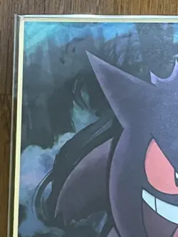 Gengar Pokemon Center Card Japanese Shikishi Art Board Nintendo - Image 2