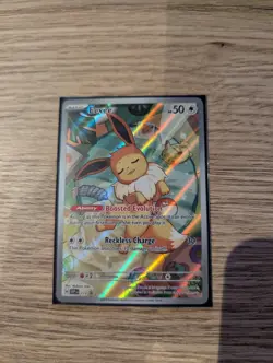 Pokemon Eevee Prismatic Evolutions Promo TCG-Svp173 Holo Card English - Image 1