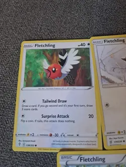 Pokemon TCG Fletchling And Fletchinder 7 Card Lot (1 Reverse Holo) - Image 2