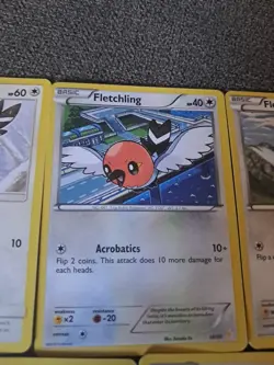 Pokemon TCG Fletchling And Fletchinder 7 Card Lot (1 Reverse Holo) - Image 4